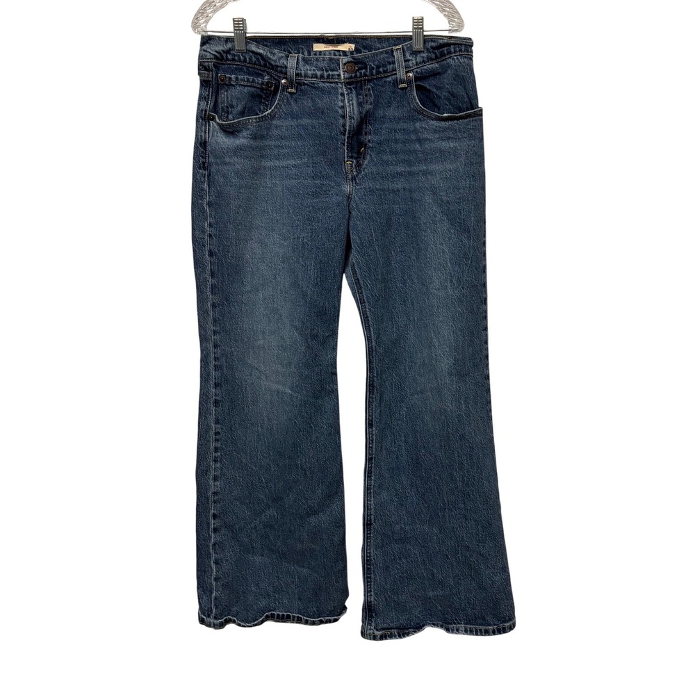 Levi's Women's Dark Blue Flare Jeans